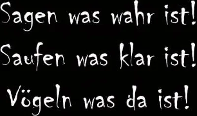 Produktbild von Was wahr ist - Aufnäher Schwarz/Weiß