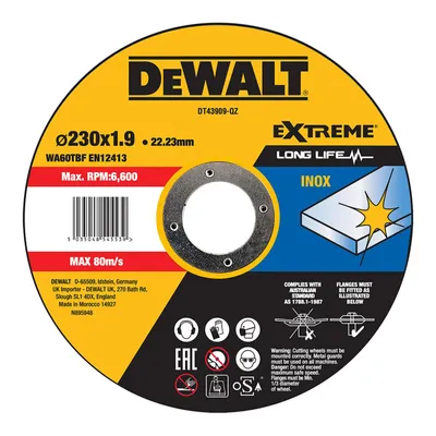 Produktbild von DeWalt DT43909-QZ Metall-Trennscheibe 230mm