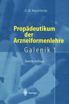 Image de Propädeutikum der Arzneiformenlehre