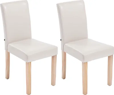 Produktbild von 2er Set Esszimmerstuhl HLO-CP20 natura creme