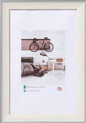 Obrázok produktu pre Walther Design EN040C, Rámček na jeden obrázok, Polystyrol, Krém, Tabuľka, Múr, 20 x 30 cm, 20 mm