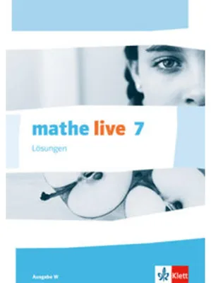 Immagine prodotto di mathe live. Lösungen 7. Schuljahr. Ausgabe W