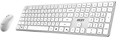 Immagine prodotto di MSI S11-43DE311-Y92 MSI FORGE K210 Combo White DE Keyboard-Maus Combo, wireless