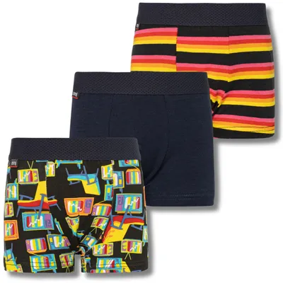 Produktbild von Jungenunterwäsche - Boxershorts Jungen Größe 122 - Kinderboxershorts 3 Stück - Kinderunterwäsche Baumwolle