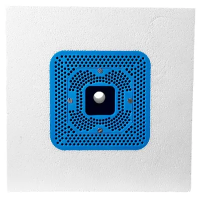 Produktbild von Elektroinstallationskasten mit Montageplatte für Polystyrolklemme 8406