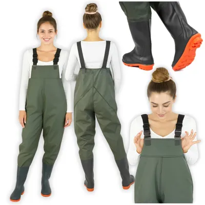 Produktbild von Angelwathosen, Herren-Gummistiefel, Arbeitswathosen für Angler, Schutzkleidung