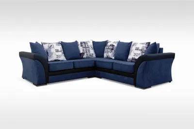 Productafbeelding van Woonkamer, relaxbank, designbank, loungebank, hoekbank, hoekopstelling, stoffen bekleding