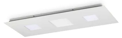 Zdjęcie produktu dla Nowoczesna lampa sufitowa Relax Aluminium Biały Led 58W 3000K Ciepłe światło