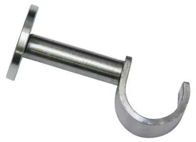 Gardinenstangen-Stütze Ø12 mm, 2 Stk., 3 cm, Edelstahl