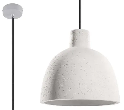 Zdjęcie produktu dla Lampa wisząca z betonu architektonicznego DAMASO Sollux Lighting SL.0281