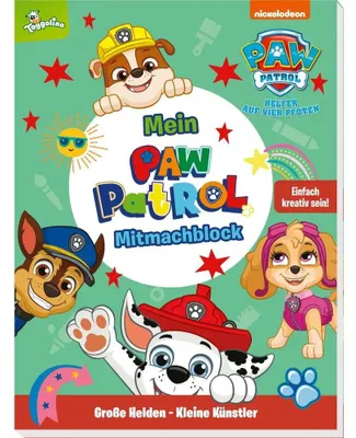Produktbild von PAW Patrol: Große Helden - Kleine Künstler: Mein PAW-Patrol-Mitmachblock