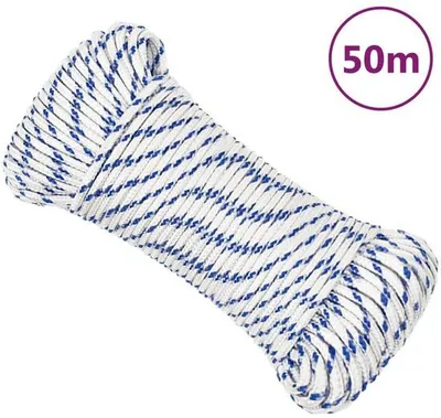 Obrázek produktu pro Polypropylenové lano – 4 mm / 50 m – bílé