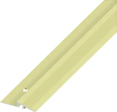 Produktbild von alfer Rampen-Profil 1 m, 38 x 4.2 mm Aluminium eloxiert messing