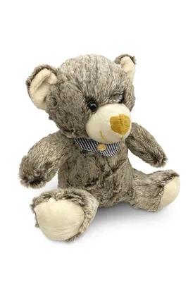 Produktbild von Plüschtier Teddybär 25 cm Braun mit Halstuch – Weiches Stofftier, Kuscheltier für Kinder