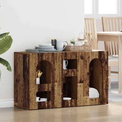 Obrázek produktu pro vidaXL Příborník z regenerovaného dřeva 100 x 35 x 59 cm materiál na bázi dřeva