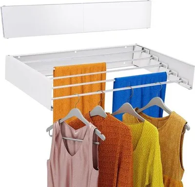 Image de Étagère murale compacte de 80 cm, blanche