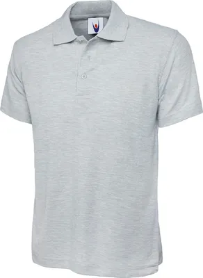 Produktbild von Uneek Poloshirt UC101 heather grey L SUPER QUALITÄT