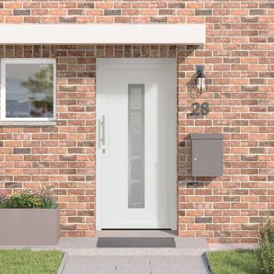 Zdjęcie produktu dla Drzwi Frontowe Biały 108 x 208 cm PVC