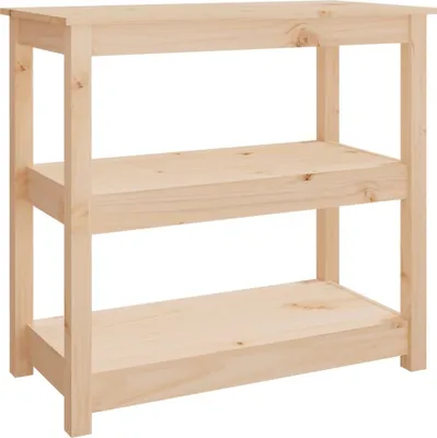 Obrázok produktu pre Konzolový stolík v elegantnom štýle 80x40x74 cm z masívnej borovice - Konzolové stolíky Hommie4885752 1ks