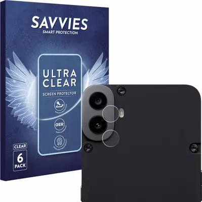 Produktbild von 6x Für Nothing CMF Phone 1 (NUR Kameraschutz) Schutzfolie Savvies Displayschutz Display Schutz Folie Klar Transparent