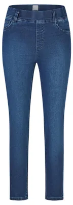 Produktbild von Rabe Hose schmale Form Jogdenim Dunkelblau Größe 36 mit Komfortbund und elastischem Gummibund