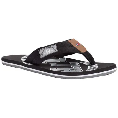 Productafbeelding van Tommy Hilfiger heren slippers, model Essential Beach, badschoenen, zwart (blauw)
