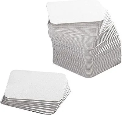 Produktbild von folia Blanko-Bierfilze, quadratisch, 93 x 93 mm