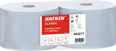 Produktbild von 3-in-1 Reinigungstuch CLASSIC L blau, 2er-Pack