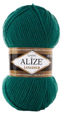 Strickwolle ALIZE Lanagold petrol