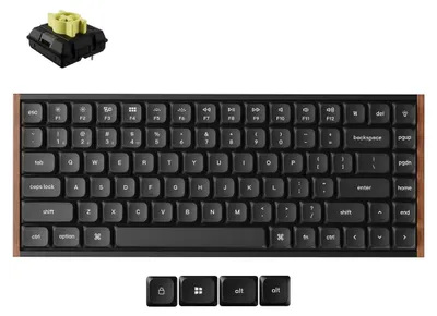 Obrázek produktu pro Keychron K3 Ultra 8K bezdrátová, tenká mechanická klávesnice, 75%, RGB, možnost výměny spínačů, barva: mléčná, materiál: POM, design: Banana