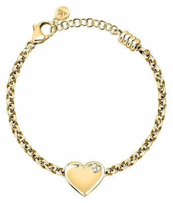 Immagine prodotto di Romantico bracciale in acciaio placcato oro Drops SCZ1418