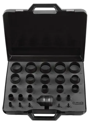 Image de Jeu de fers à trouer brevetés 26 pcs. boîte en tôle PEDDINGHAUS