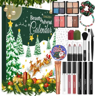 Image de Calendrier de l'Avent Beauté 2025, 24 jours de produits cosmétiques pour Noël