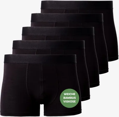 Produktbild von Occulto Herren Bambus Boxershorts 5er Pack (Modell: Bryan) 3XL 5Blk