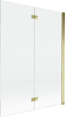 Immagine prodotto di Mexen Mist paratia da doccia a 2 ante destra 130 x 150 cm, trasparente, oro - 8A9-130-002-50-00-P