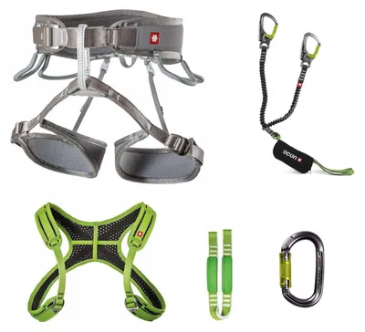 Zdjęcie produktu dla Zestaw Via Ferrata Ocun Via Ferrata Twist Set - szary/srebrny