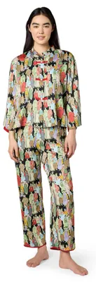 Productafbeelding van Natori damespyjama-set Dynasty - zwart - maat S