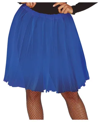Productafbeelding van Carnavalskostuum, tutu, balletrok, 60 cm, feestelijk, zwart en wit, elegant, danskostuum, sprookjesachtig danspak, modieus, carnaval, ballet, kleur: blauw