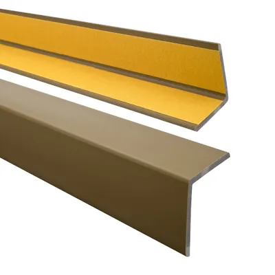 Productafbeelding van Grote PVC-lijmklem 40/40 - messing, 2,75 meter - Quest