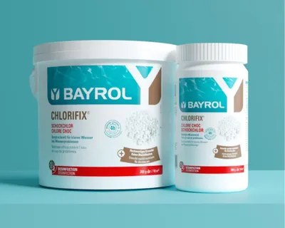 Produktbild von Schnell lösliche chlor-mikrokügelchen 5 kg Bayrol CHLORIFIX 5KG