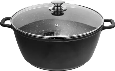 Produktbild von Kochtopf, Antihaftbeschichtung, Vielseitige Kompatibilität, schwarz, 5L