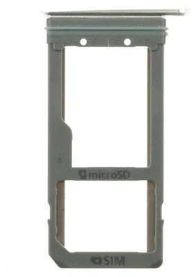 Produktbild von Samsung Galaxy S7 Edge (SM-G935F) Sim Karten Halter Tray Fach, Silber