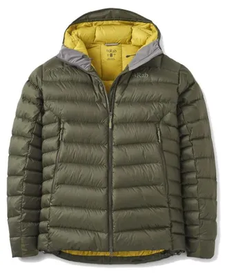 Obrázek produktu pro Pánská péřová treková bunda Rab Electron Pro Hoody, zelená, velikost XXL