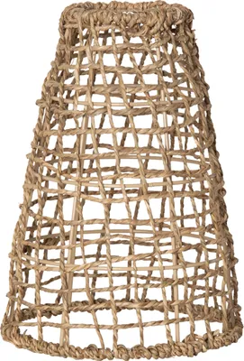 Produktbild von Star Trading 092-27 Lampenschirm "Tove" beige, ca. 17x23 cm, outdoor, Seegras/Metall, für E27, ohne Kabel/Lichterkette, Vierfarb-Karton
