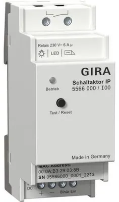 Productafbeelding van GIRA 5566000 Schaltaktor, IP-deurcontact