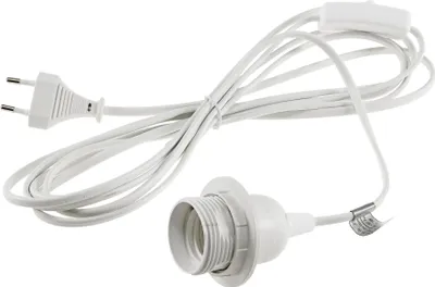 Produktbild von Netzkabel mit Schalter und E27 Fassung