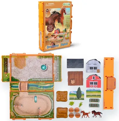 Productafbeelding van Collecta Paardenspeelset - educatief dierenboek speelgoed