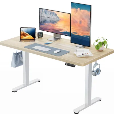 Höhenverstellbarer Schreibtisch 120x80 cm, elektrisch, mit Memory-Funktion