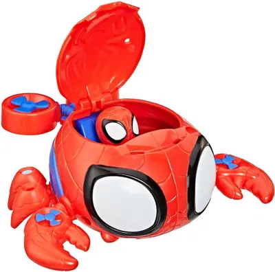Image de Figurine et véhicule de l'araignée de mer Spidey Water-Webs, Marvel Spidey et ses étonnants amis, dès 4 ans