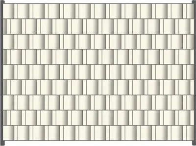 Produktbild von Wallario Zaunsichtschutz mit Motiv Beige für Ein- und Doppelstabmatten Zäune in der Größe 250 x 180 cm